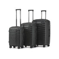 AUS LUGGAGE ASTRO SET 3 BLK