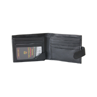 CHAMPS LEATHER RFID WALLET BLACK