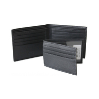 CHAMPS LEATHER RFID WALLET BLACK