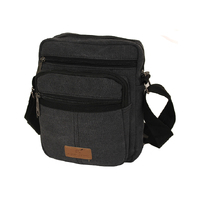 LOUIS BERRY CANVAS SHLD - BLACK