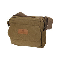 LOUIS BERRY CANVAS SHLD - KHAKI