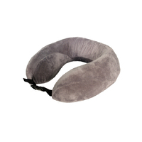 MEMORY FOAM NECK PILLOW - GRY