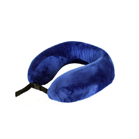 MEMORY FOAM NECK PILLOW - NAVY