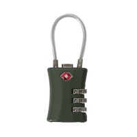 TSA COMBO LOCK WITH CABLE-MOSS