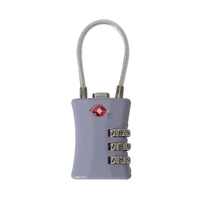 TSA COMBO LOCK WITH CABLE-LAVE