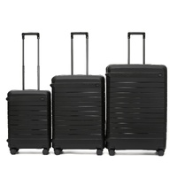 TOSCA VAULT SET OF 3- BLACK