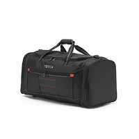 TOSCA MEDIUM  DUFFLE - BLACK/RED