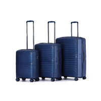 TOSCA STAR-LITE SET 3 CASES - NAVY