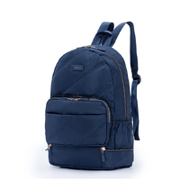 TOSCA ZIP AWAY BPACK NAVY STIT