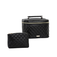 TOSCA COSMETIC SET 2 QUILT BLACK