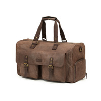 TOSCA WAXED CANVAS DUFFLE BAG