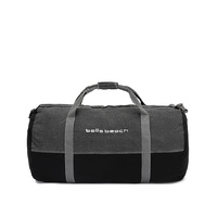 BELLS BEACH CANVAS BARREL BAG - BLACK