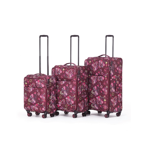 TOSCA SO-LITE SET 3 - WINE PAISLEY