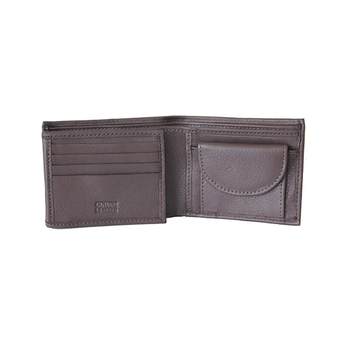 CHAMPS LEATHER RFID WALLET BRN