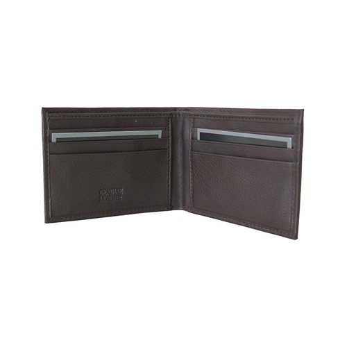 CHAMPS LEATHER RFID WALLET BRN