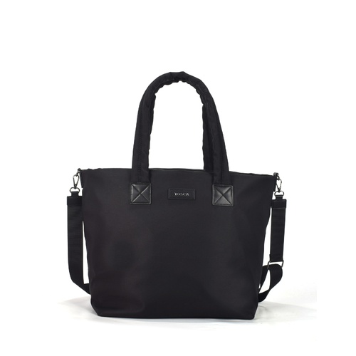 METRO NYLON TOTE - BLACK