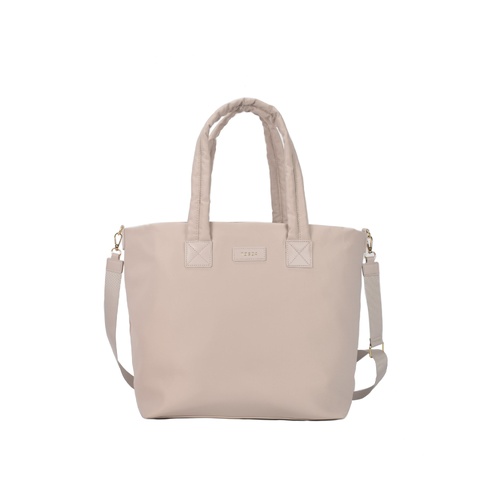 METRO NYLON TOTE - STONE