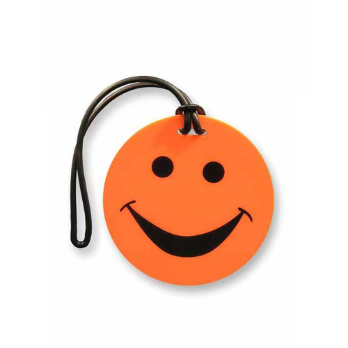 TOSCA SMILEY LUGGAGE TAG - ORG