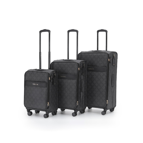 TOSCA WILLOW SET 3 CASES - CAVIAR