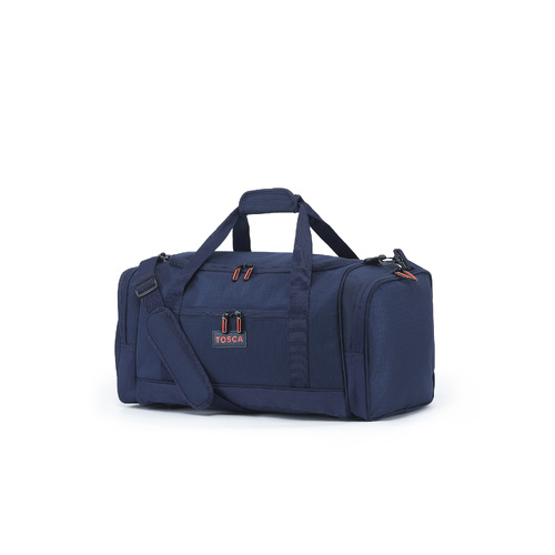 TOSCA 53CM SPORTS DUFFLE- NAVY/ORANGE