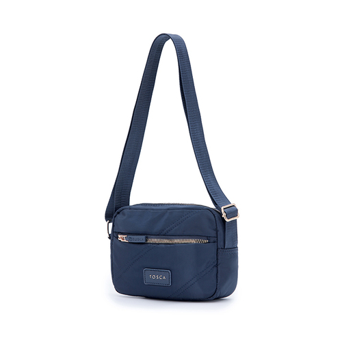 TOSCA SHOULDER BAG NAVY STITCH