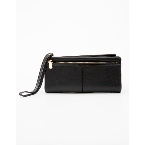 TOSCA PU WALLET - BLK