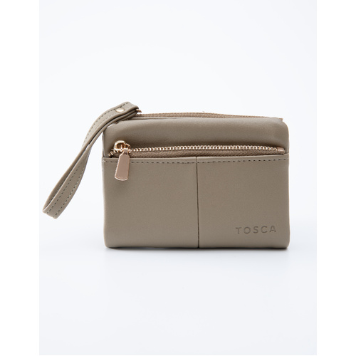 TOSCA PU WALLET - OLIVE BRANC