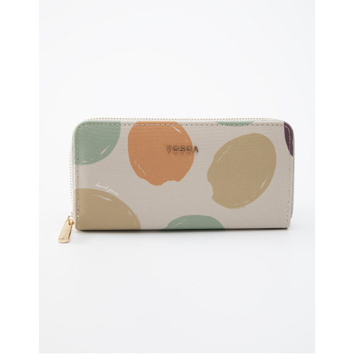 TOSCA PU WALLET - ALMOND MILK
